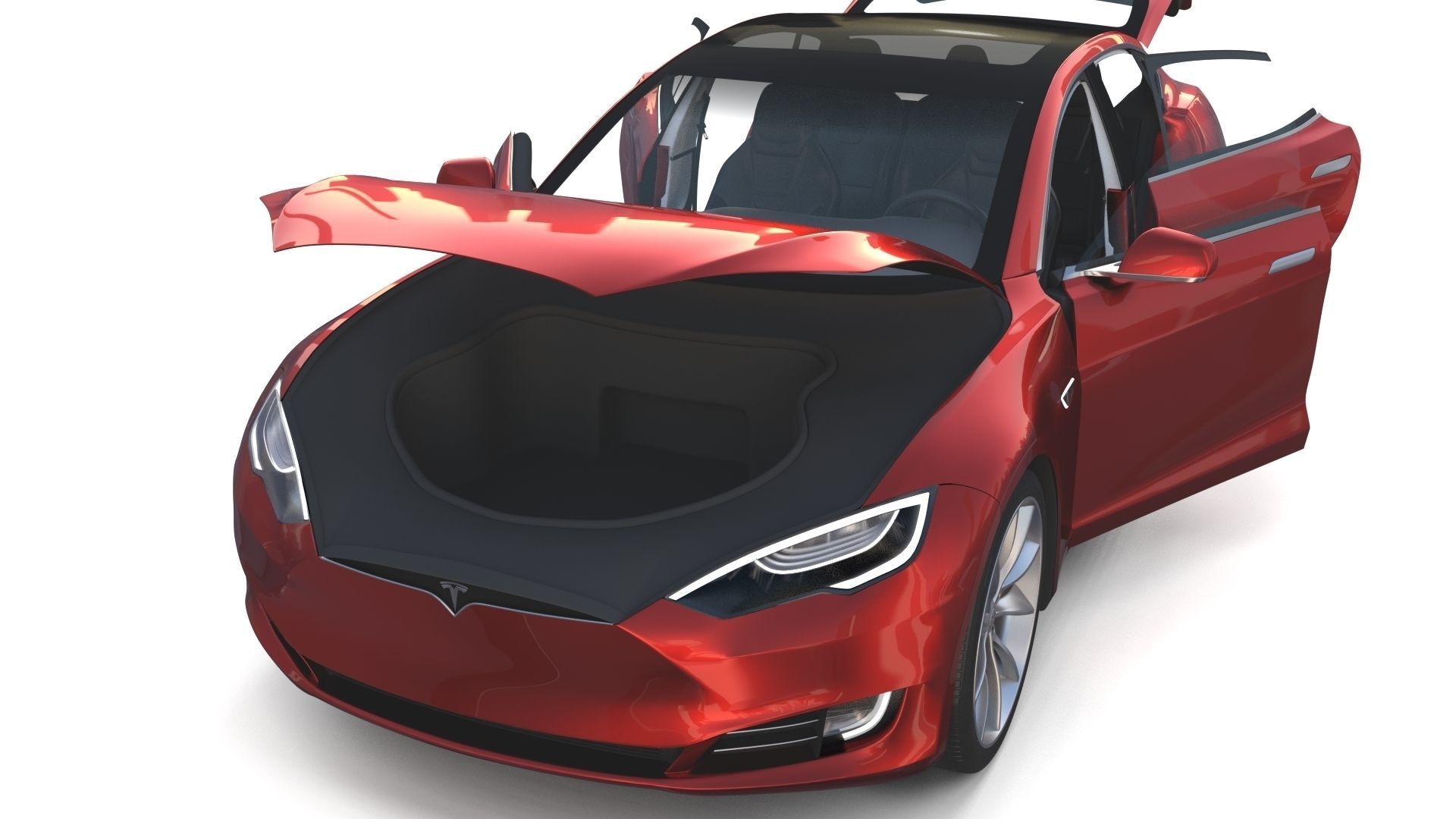 2017 Tesla S-X-3 Collection w interior 3D model_134