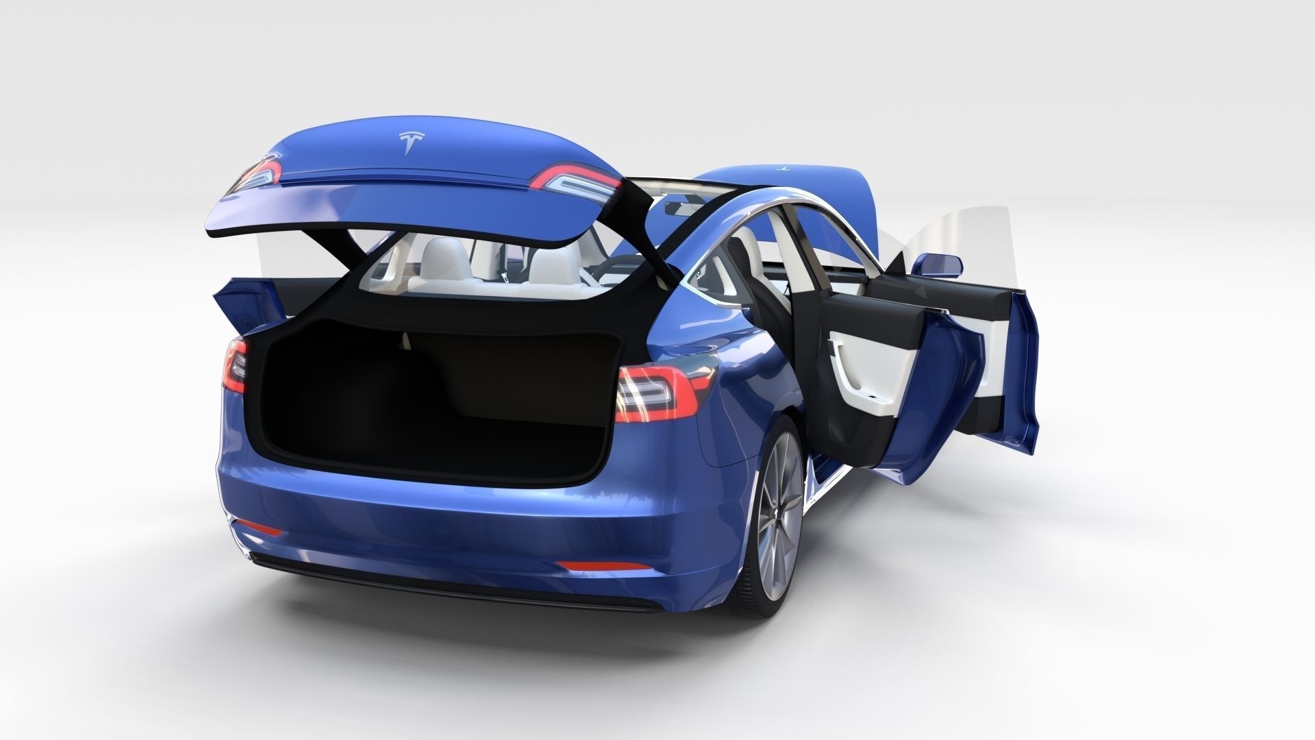 2017 Tesla S-X-3 Collection w interior 3D model_58