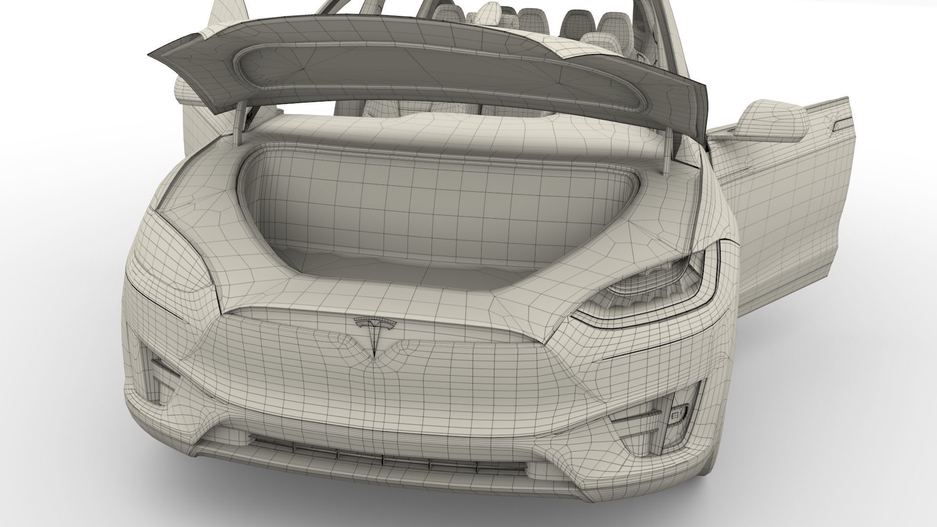 2017 Tesla S-X-3 Collection w interior 3D model_102