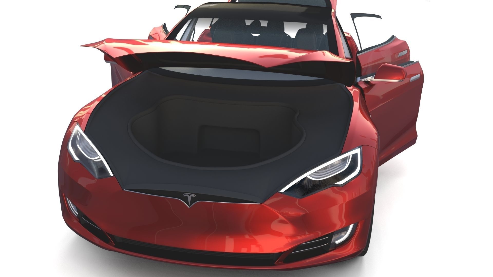 2017 Tesla S-X-3 Collection w interior 3D model_135