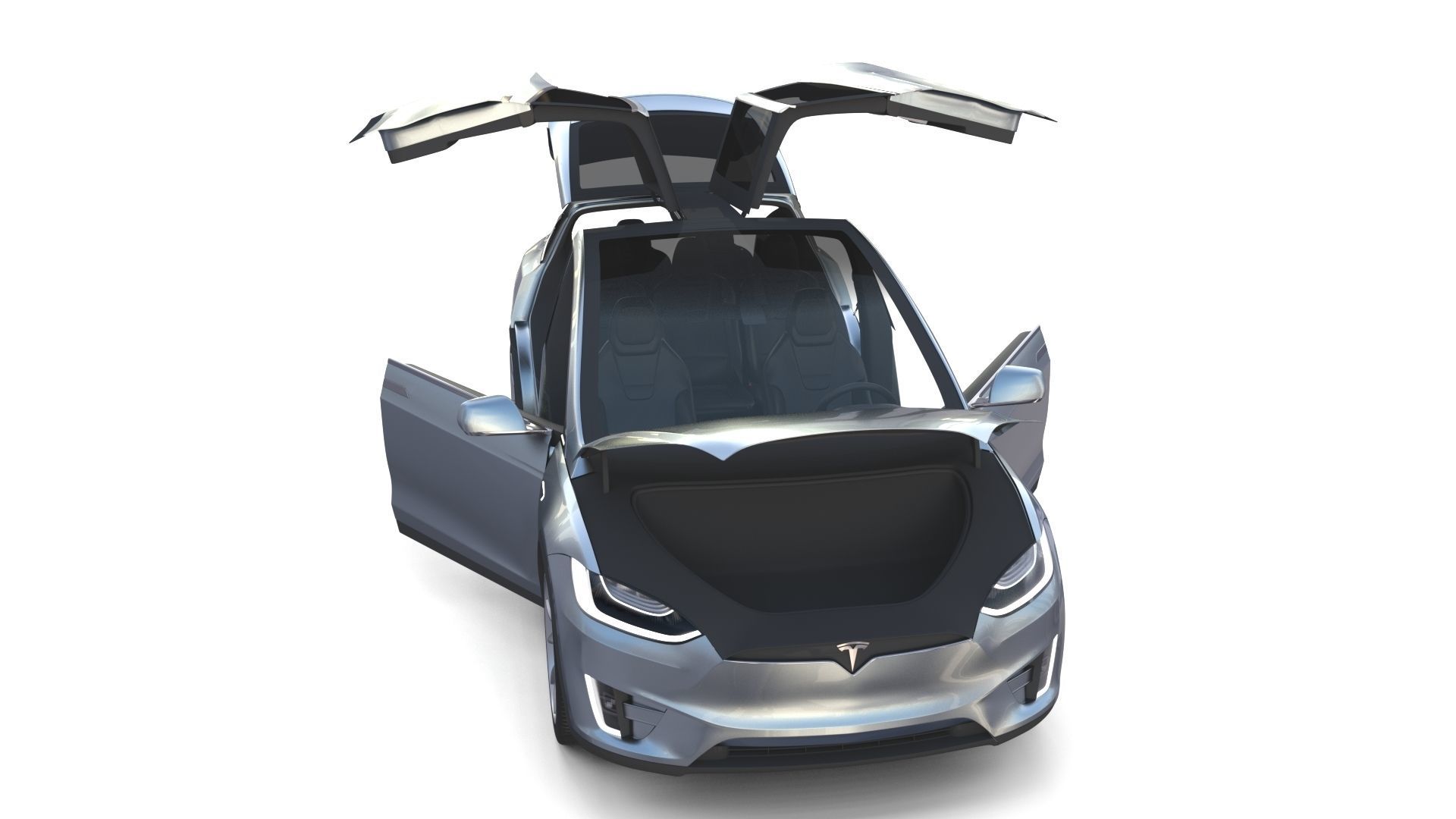 2017 Tesla S-X-3 Collection w interior 3D model_70