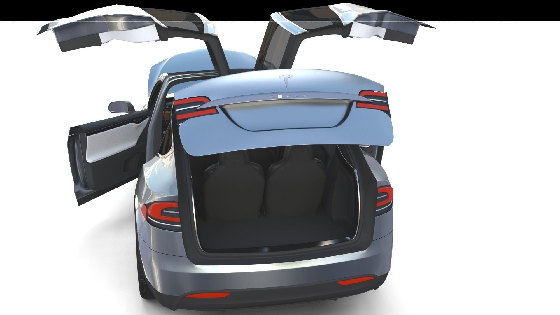 2017 Tesla S-X-3 Collection w interior 3D model_79