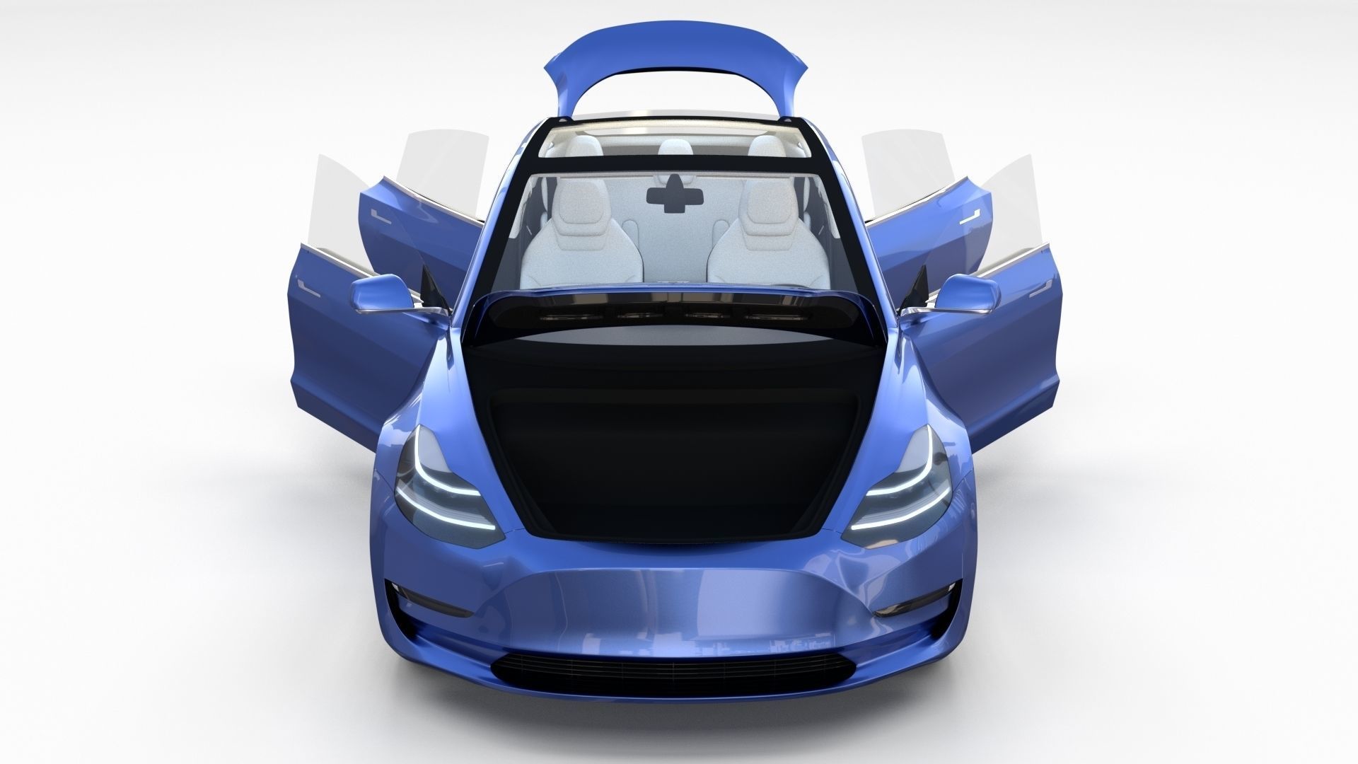 2017 Tesla S-X-3 Collection w interior 3D model_75