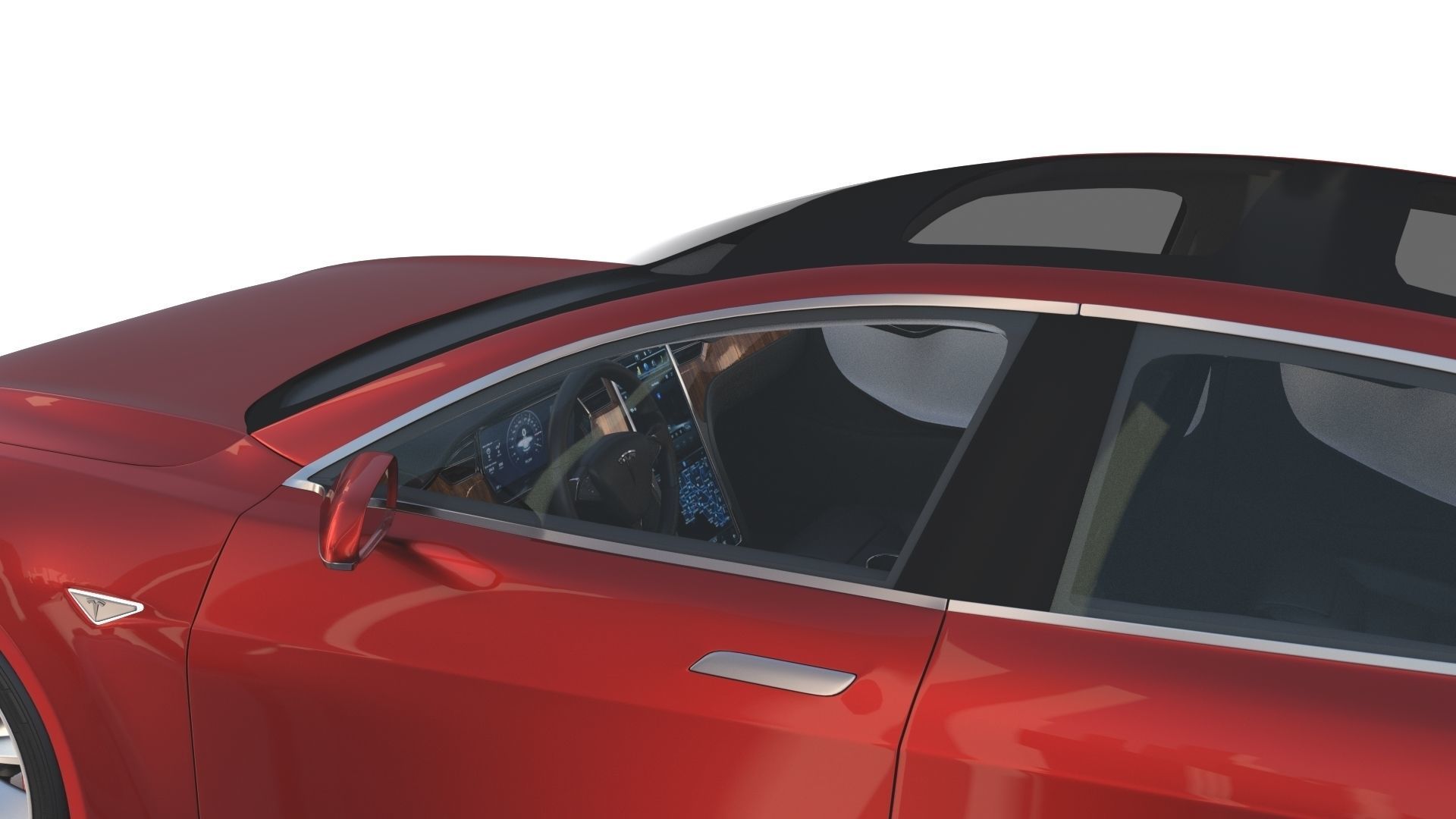 2017 Tesla S-X-3 Collection w interior 3D model_126