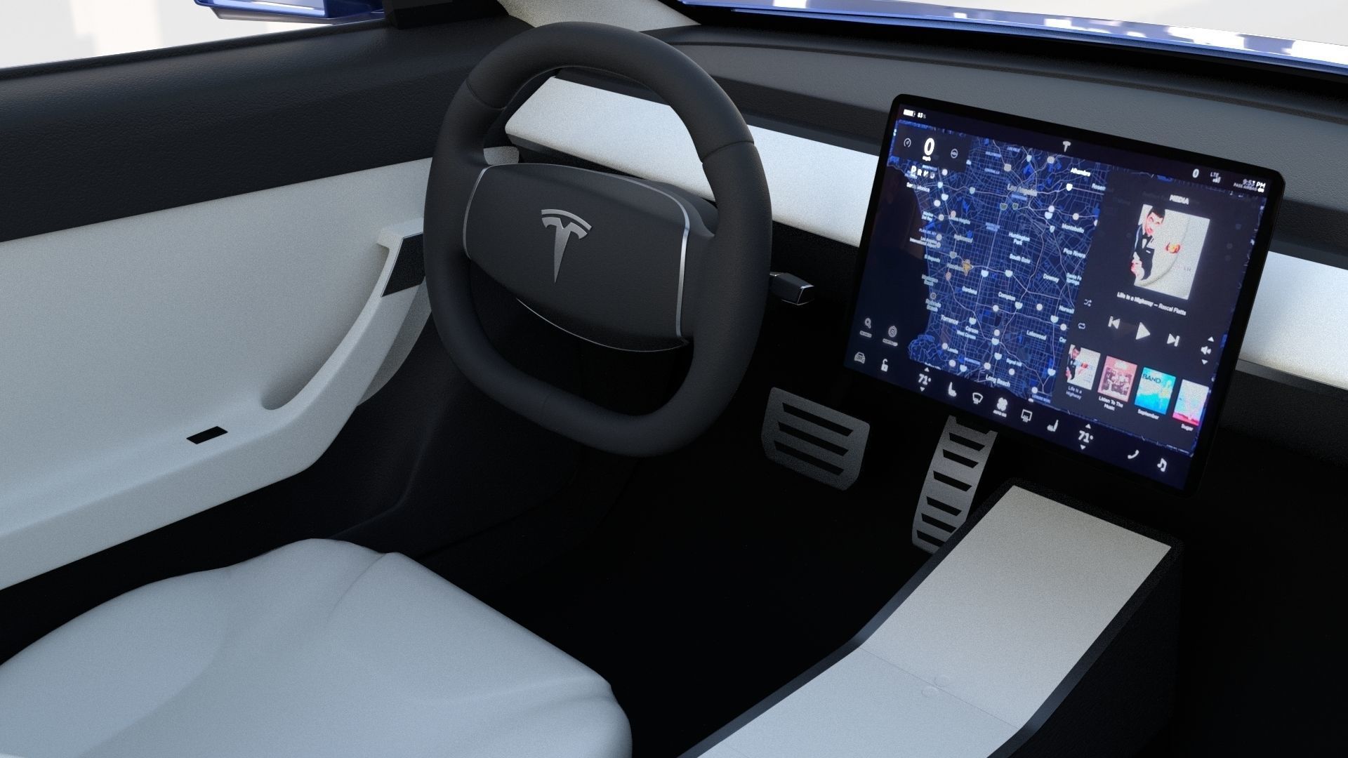 2017 Tesla S-X-3 Collection w interior 3D model_49