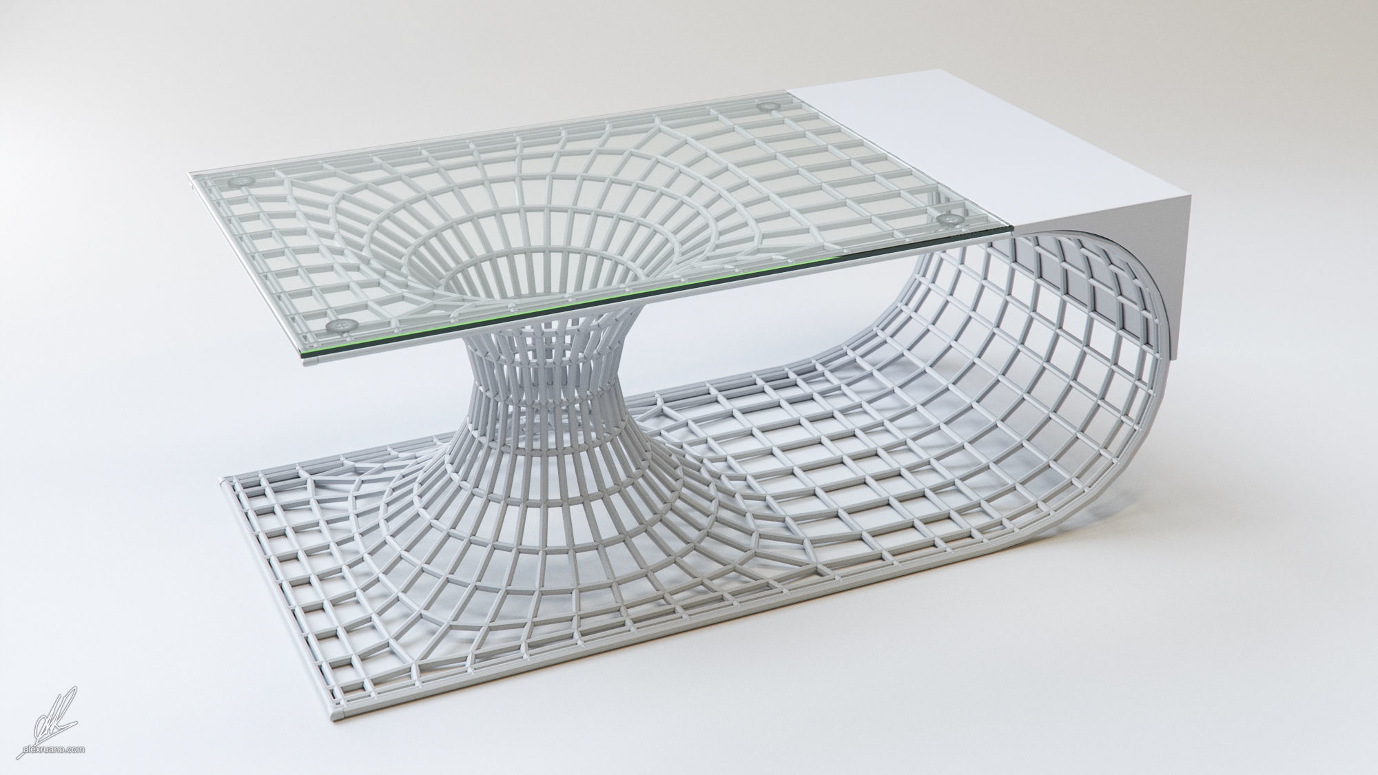 Wormhole Table 3D model_2