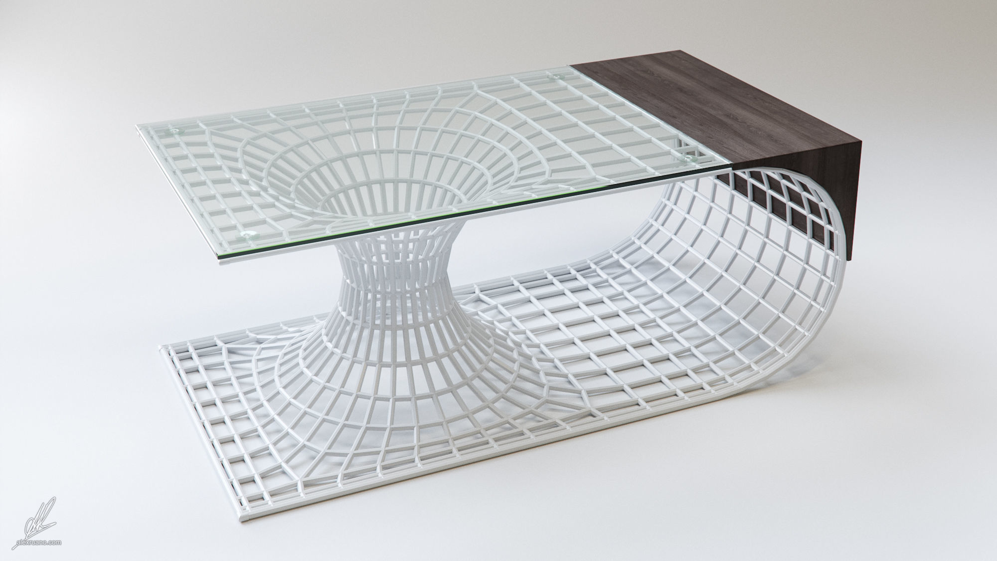 Wormhole Table 3D model_1
