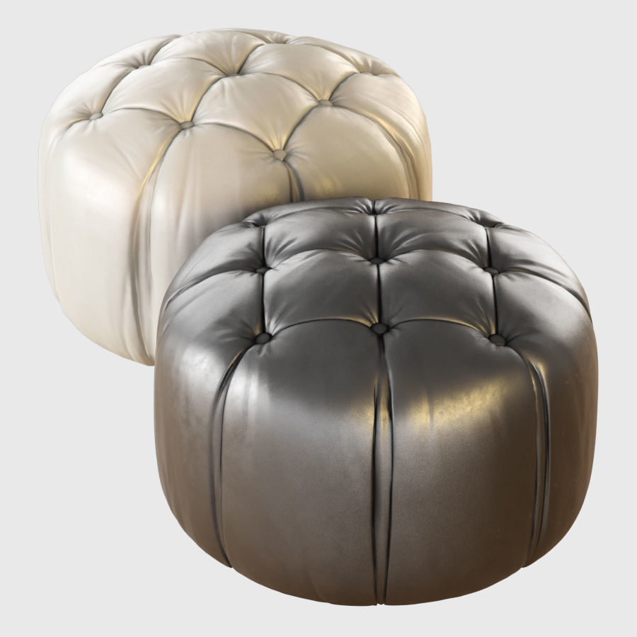 Pouf Bon Bon Asnaghi 3D model_2