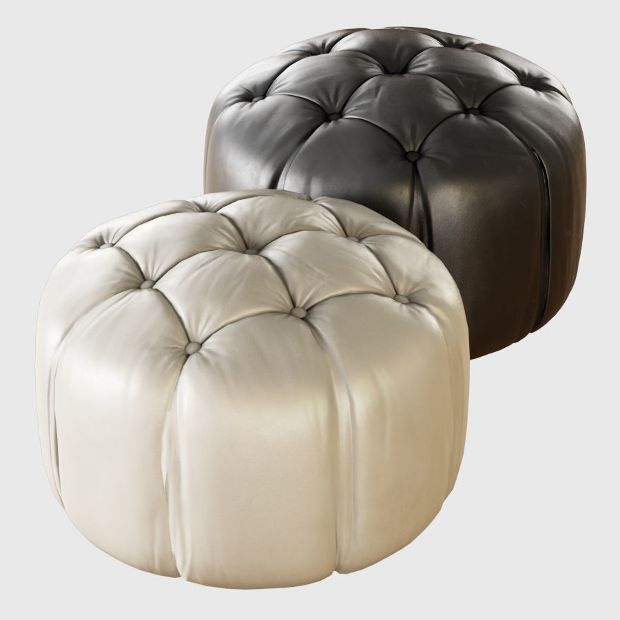 Pouf Bon Bon Asnaghi 3D model_3