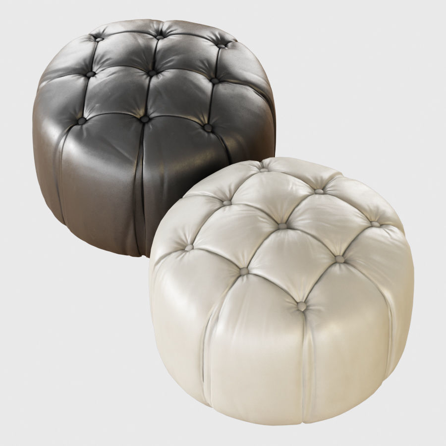 Pouf Bon Bon Asnaghi 3D model_1