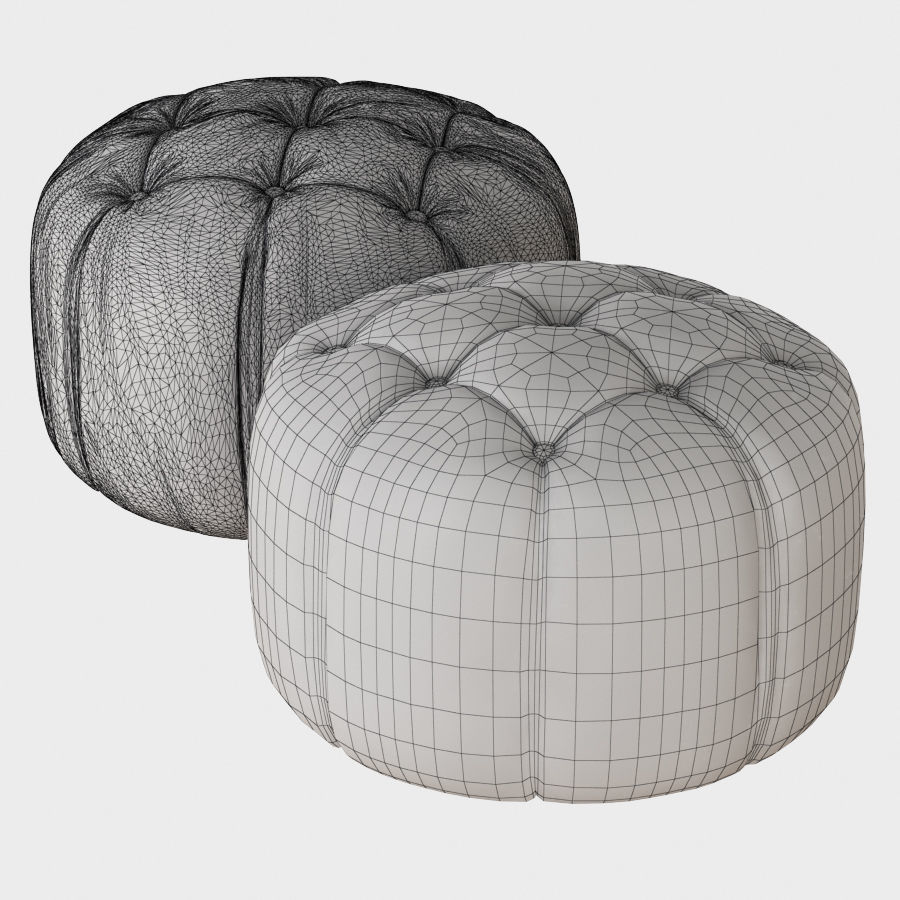Pouf Bon Bon Asnaghi 3D model_5