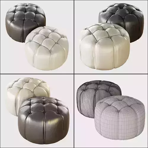 Pouf Bon Bon Asnaghi 3D model