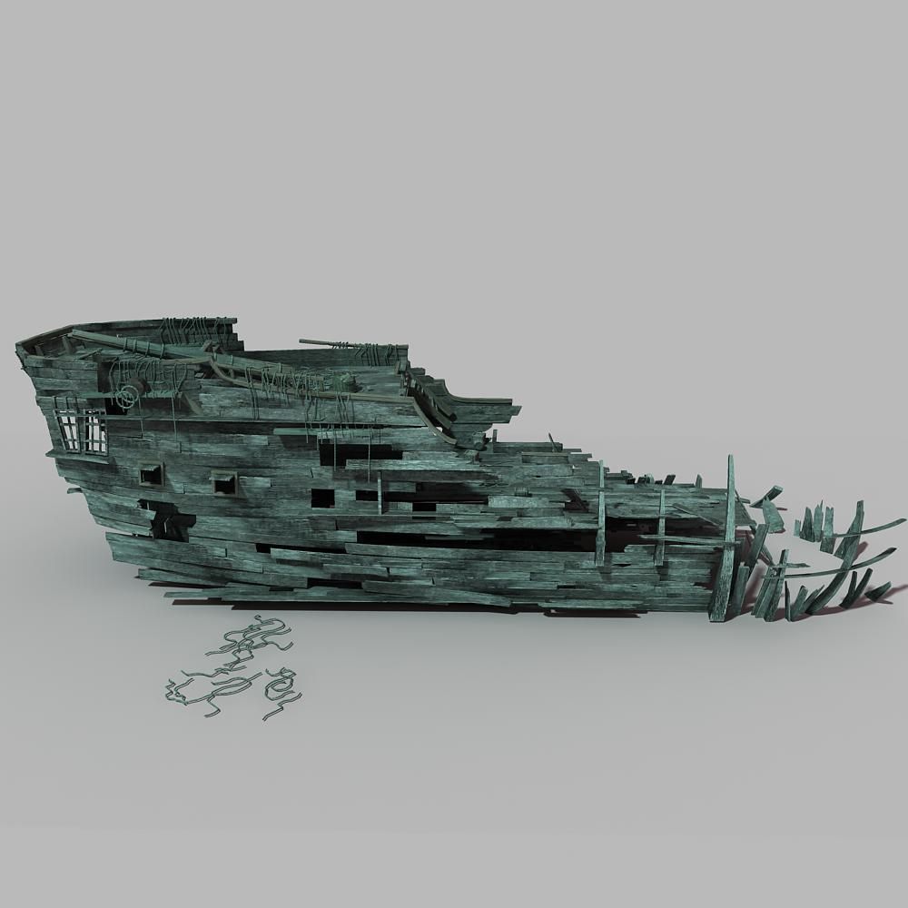 Shipwreck 03 3D model_3