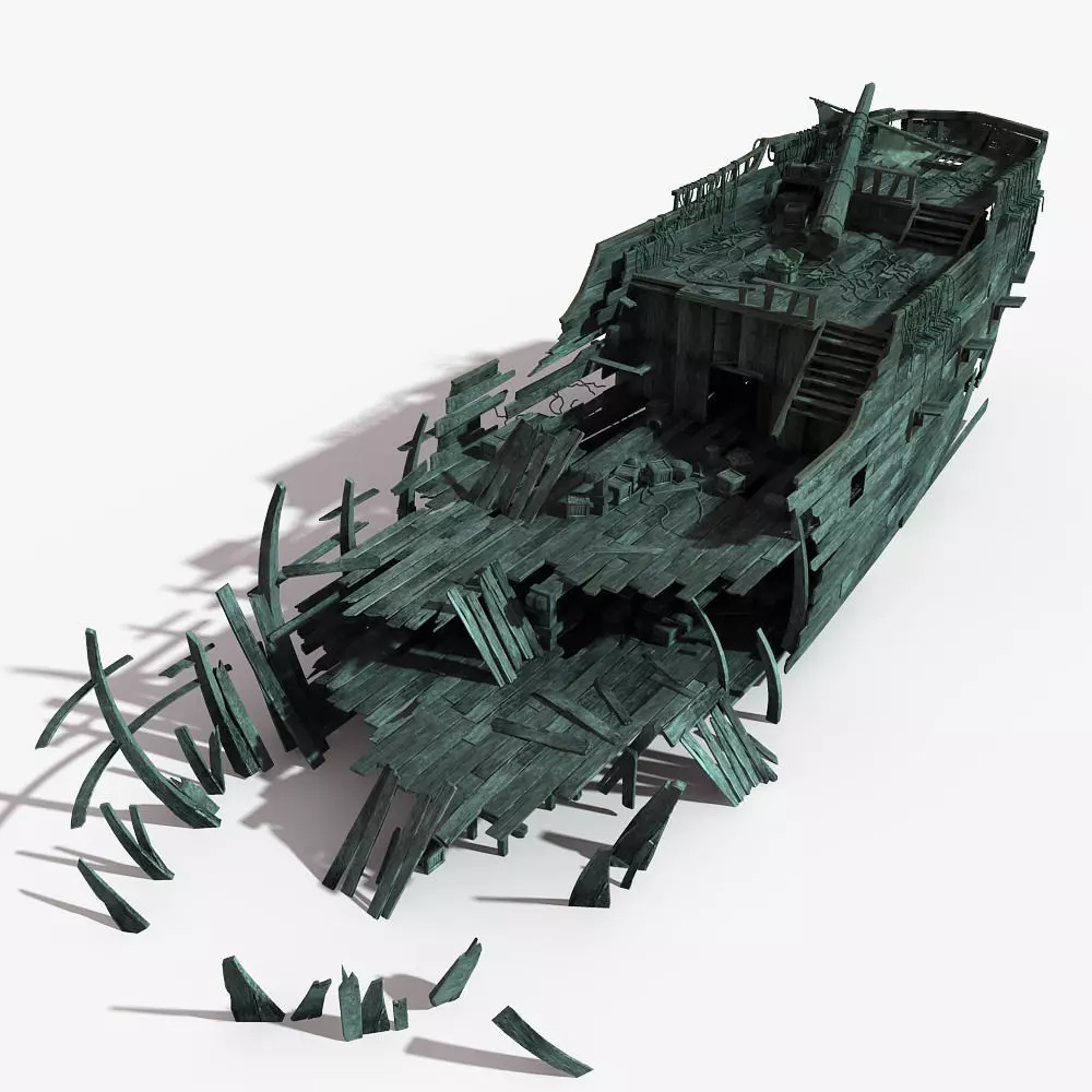 Shipwreck 03 3D model_0