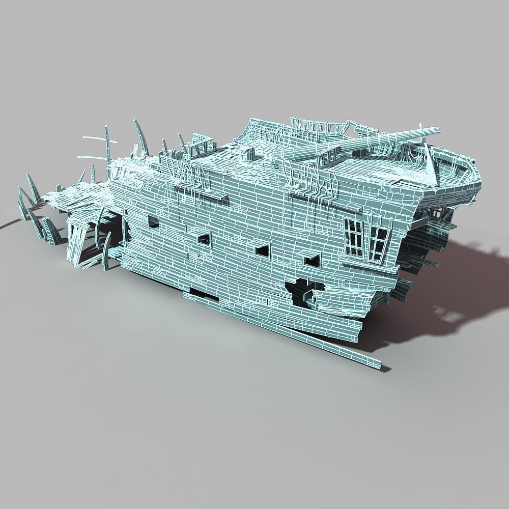 Shipwreck 03 3D model_7