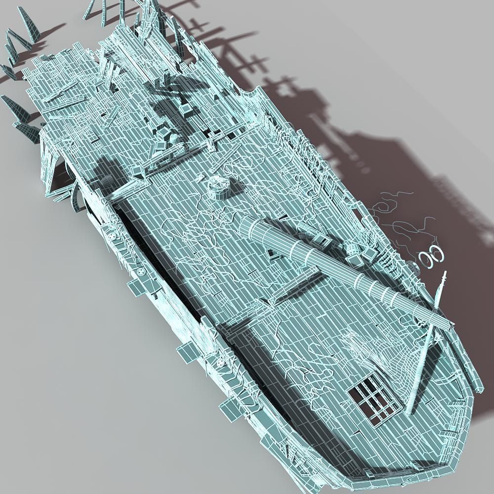 Shipwreck 03 3D model_6