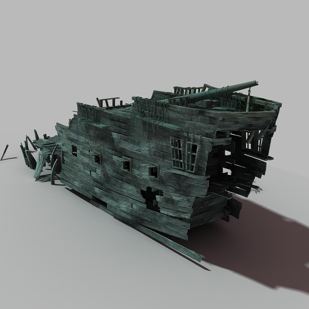 Shipwreck 03 3D model_4