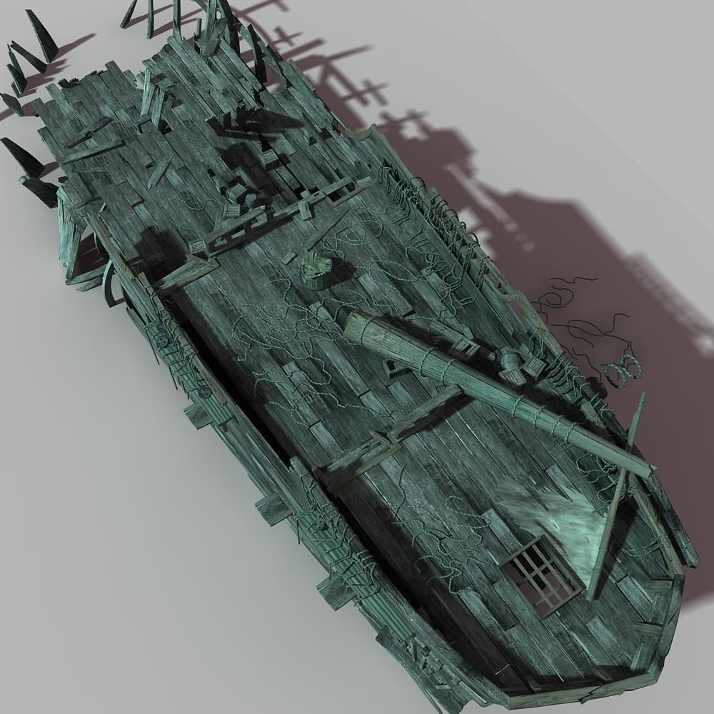 Shipwreck 03 3D model_5