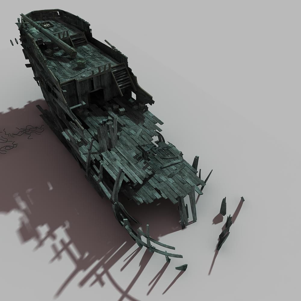 Shipwreck 03 3D model_1