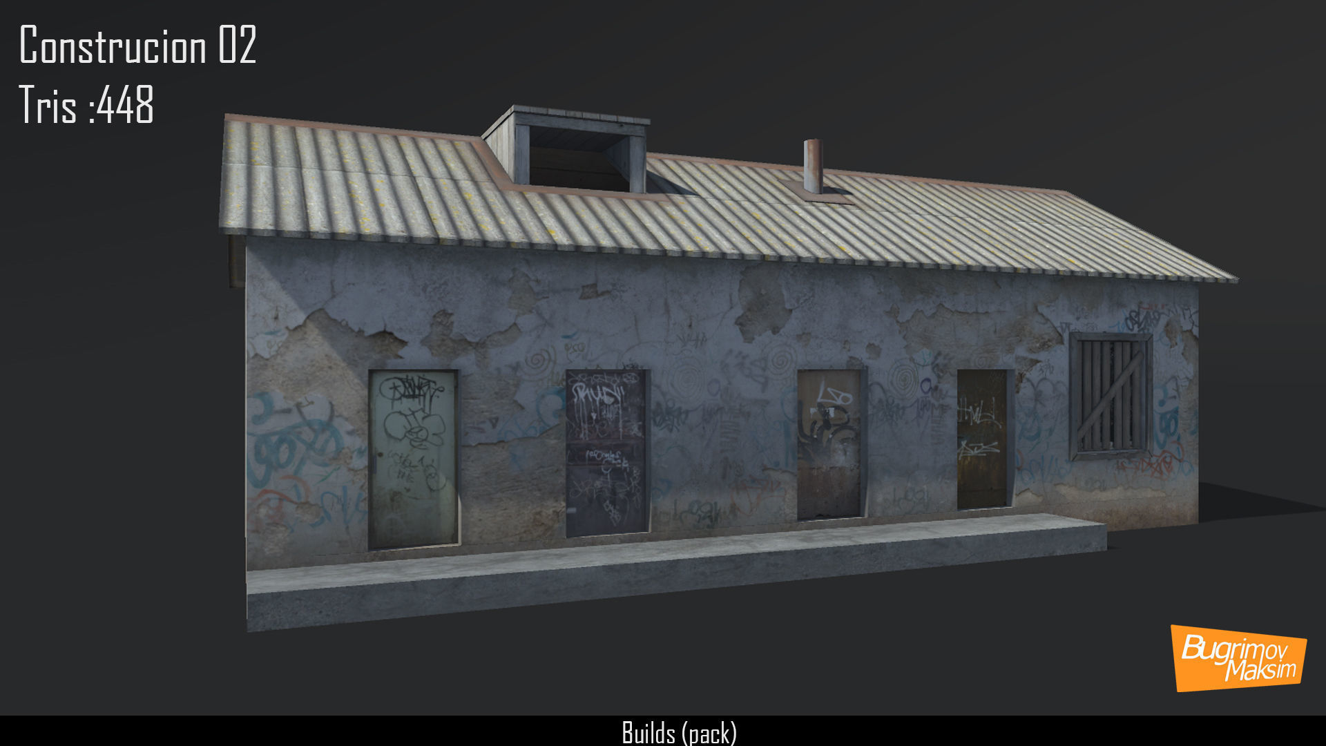 Builds pack Low-poly 3D model_2