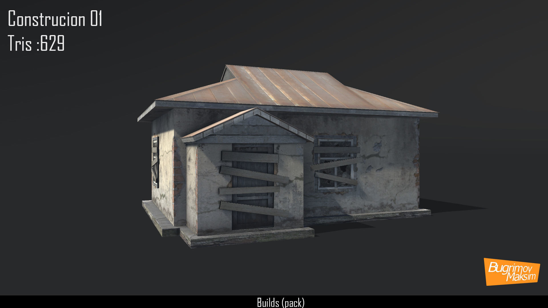 Builds pack Low-poly 3D model_5