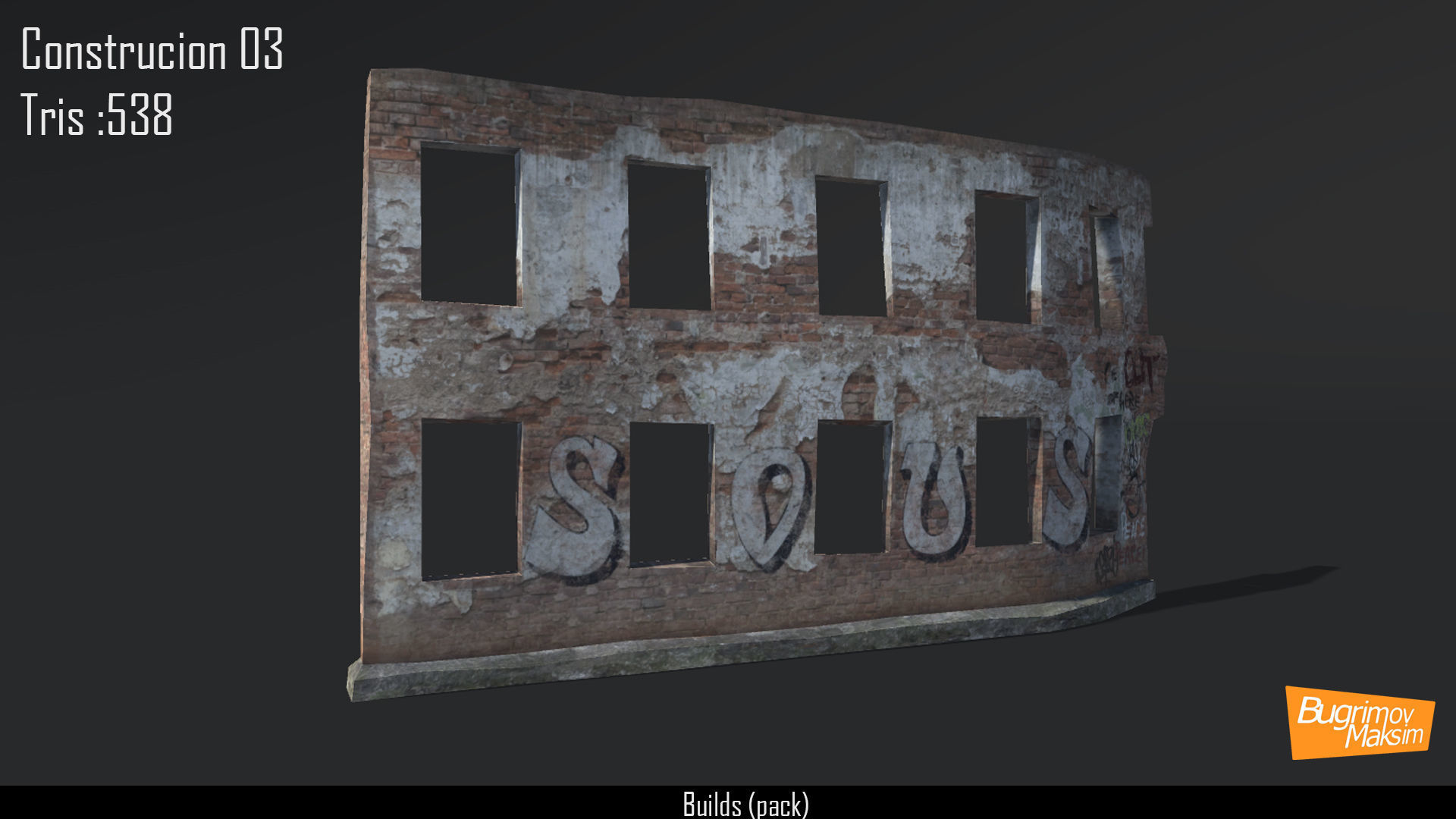 Builds pack Low-poly 3D model_6