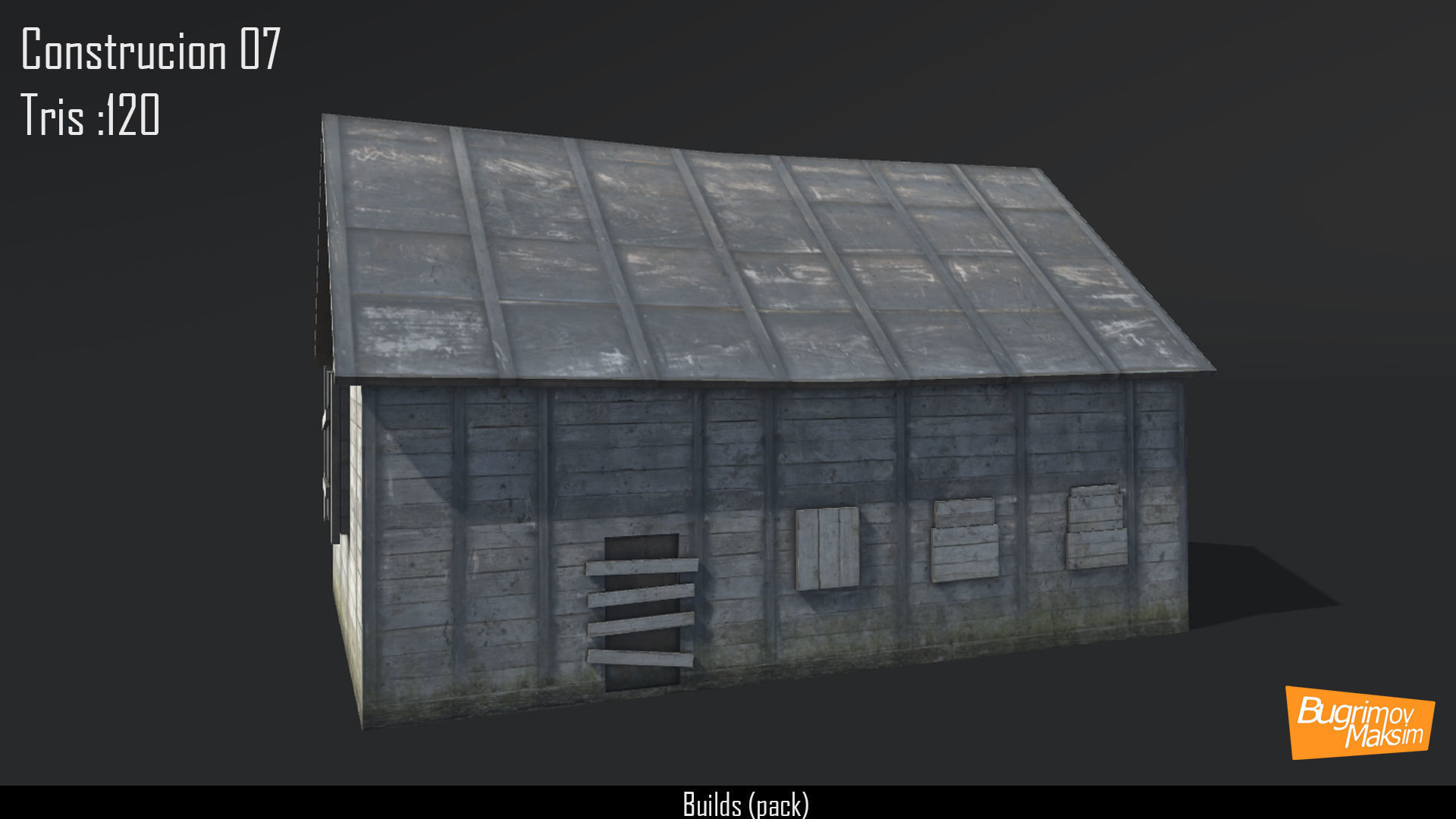 Builds pack Low-poly 3D model_7