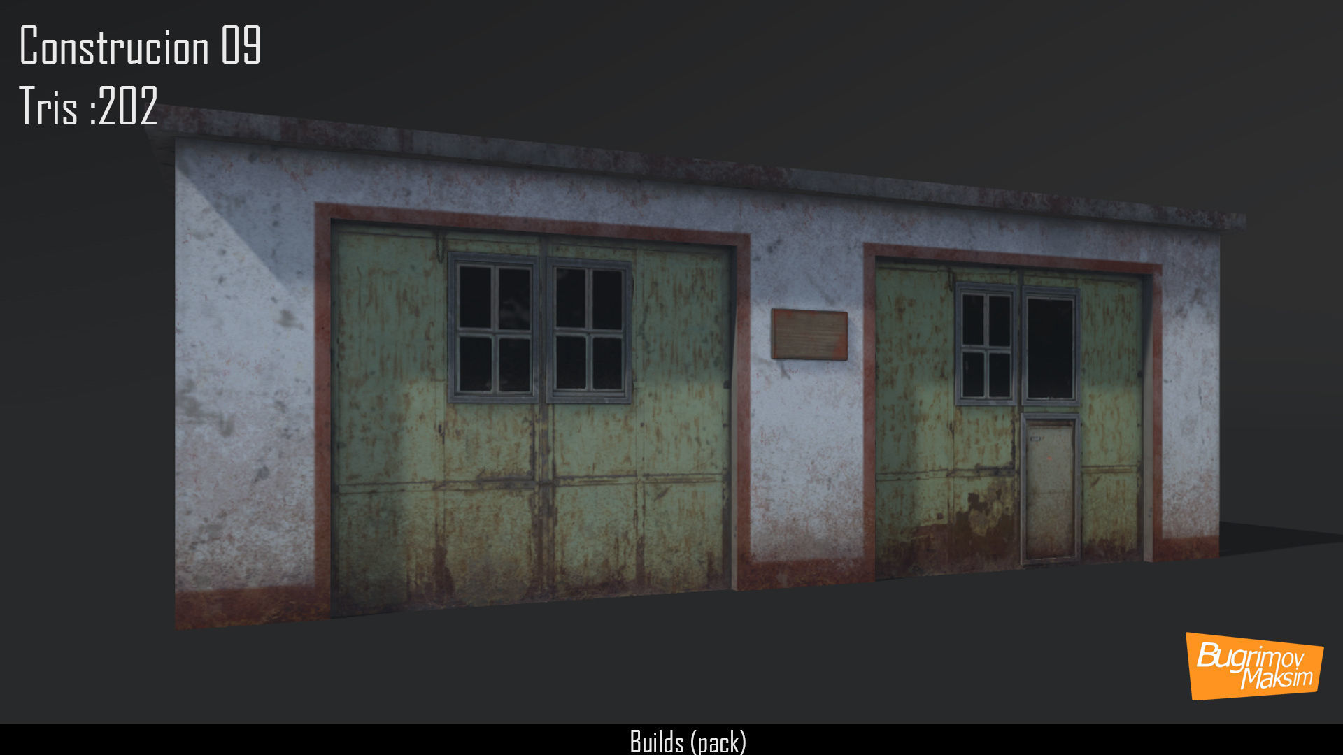 Builds pack Low-poly 3D model_11