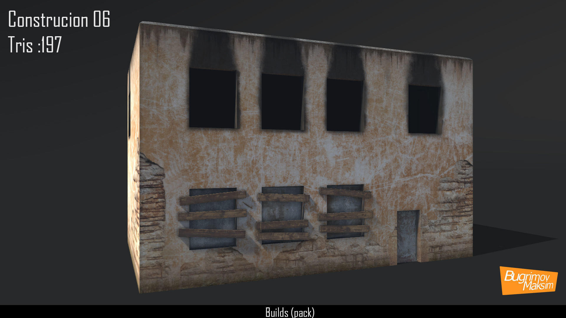 Builds pack Low-poly 3D model_8