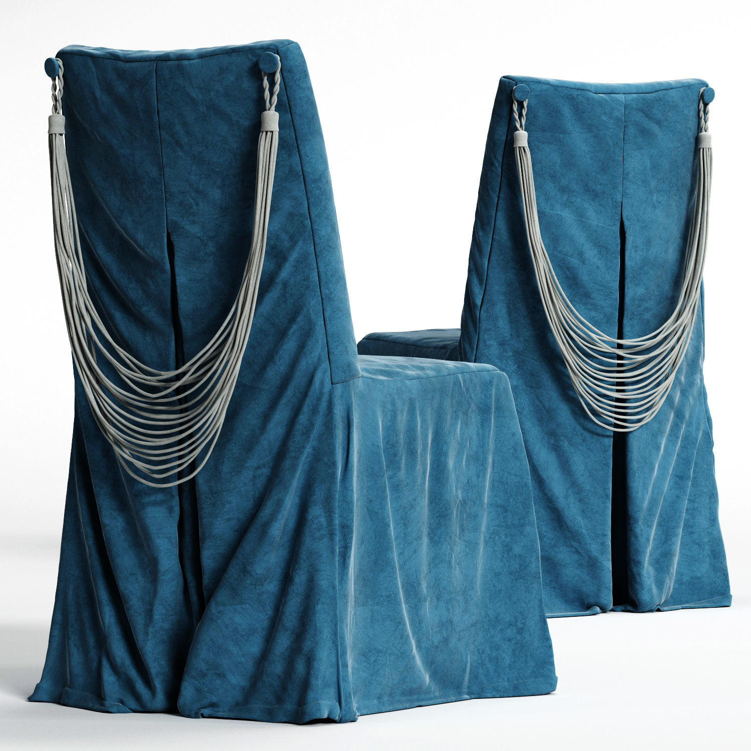 Corte ZARI KARIS Chair and SOHO Table 3D model_2