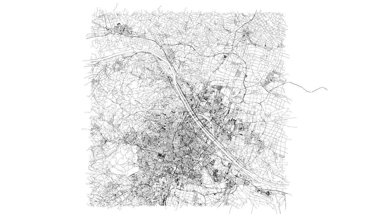 Vienna Road Network and Streets 3D model_8
