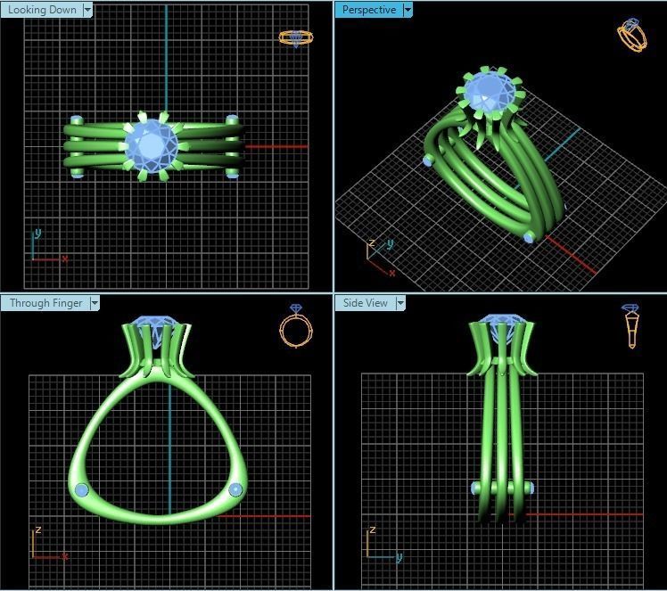 Ring R0484 3D print model_2