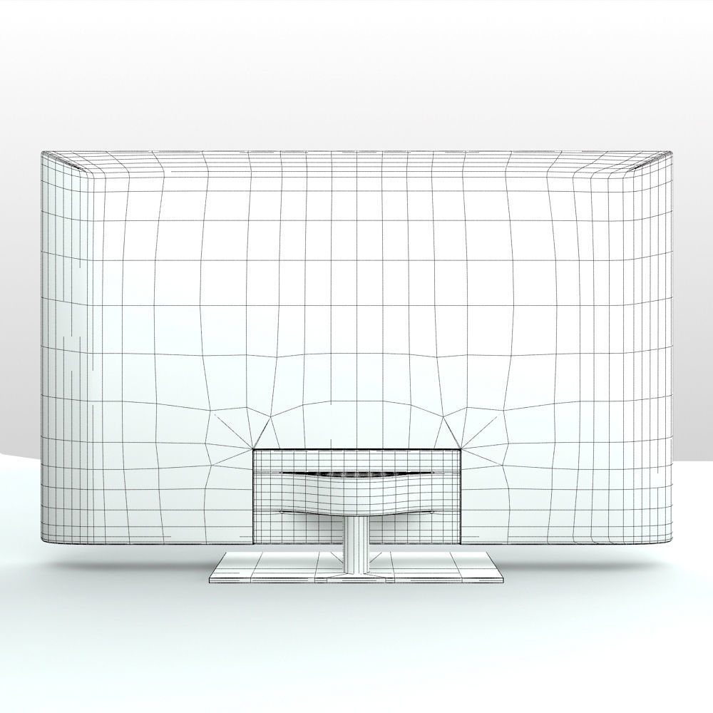 LCD screen monitor 3D model_4