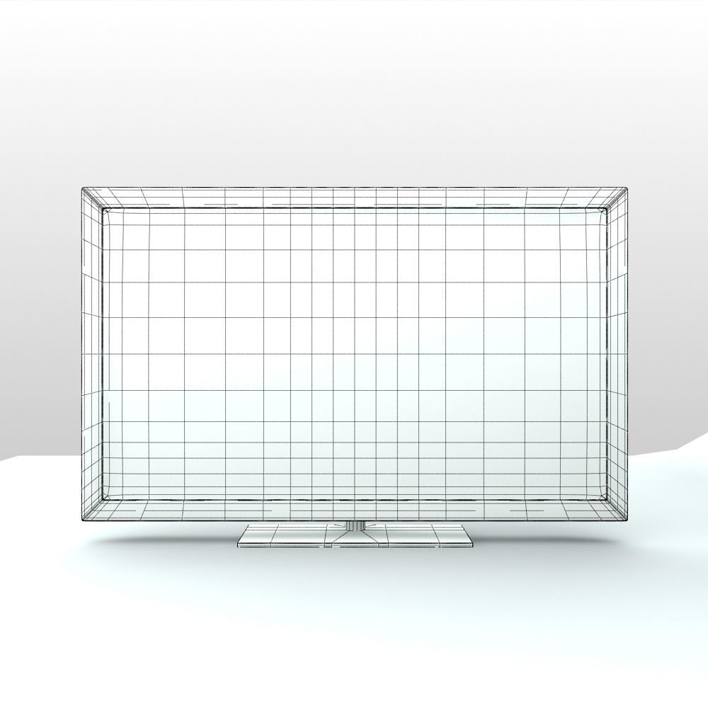 LCD screen monitor 3D model_3
