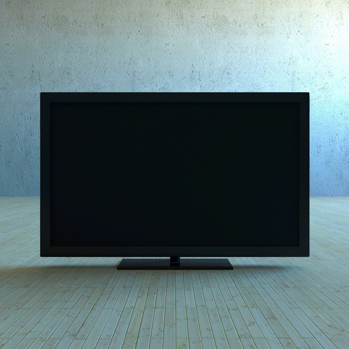 LCD screen monitor 3D model_1