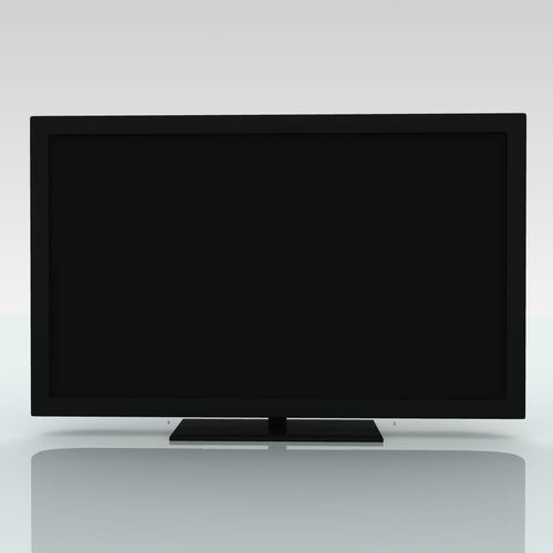 LCD screen monitor 3D model