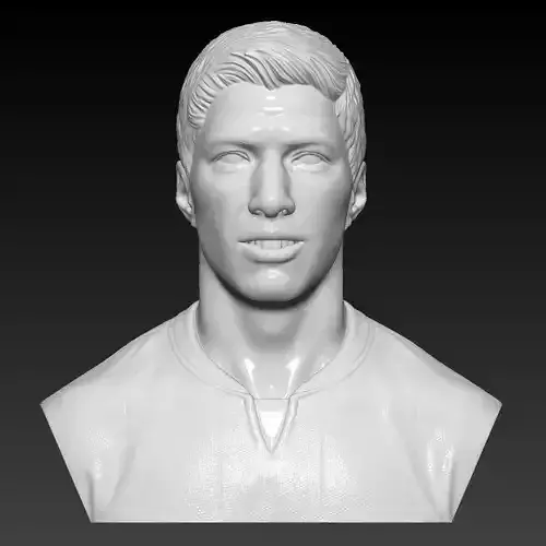Luis Suarez -FC Barcelona - player bust handmade 3D print ready 3D print model