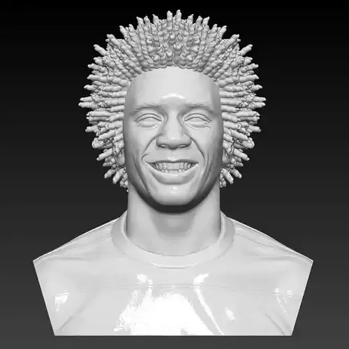 Marcelo - Real Madrid - player bust 3D print ready handmade 3D print model