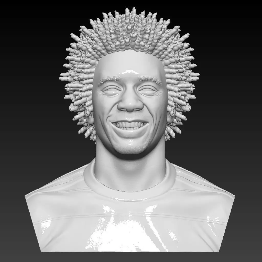 Marcelo - Real Madrid - player bust 3D print ready handmade 3D print model_0