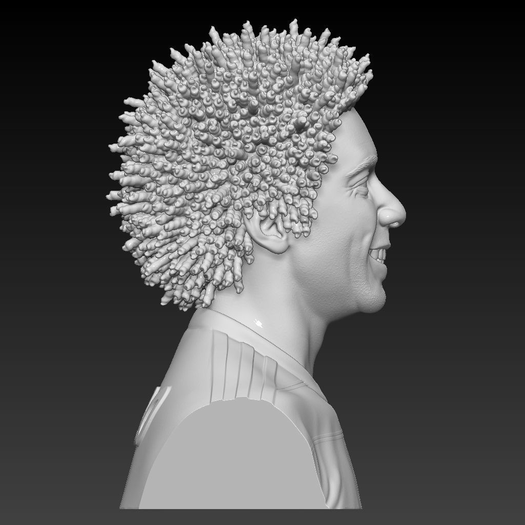 Marcelo - Real Madrid - player bust 3D print ready handmade 3D print model_2