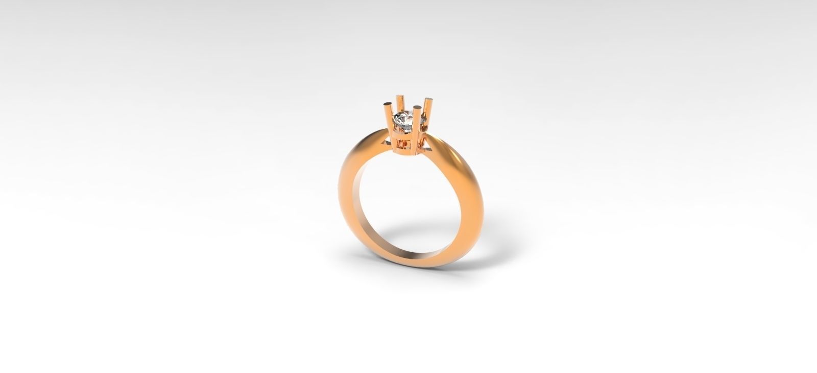 solitaire italian made 3D print model_2