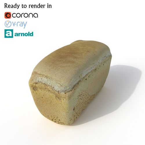 Bread 3D model