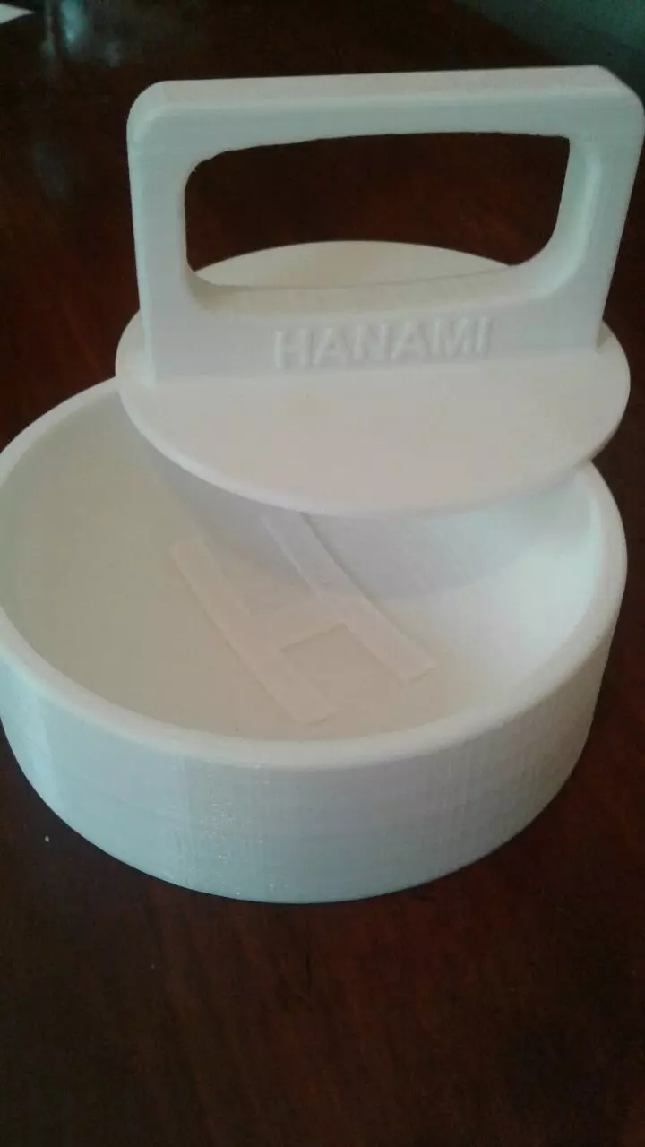 sushiburger bun maker 3D print model_0