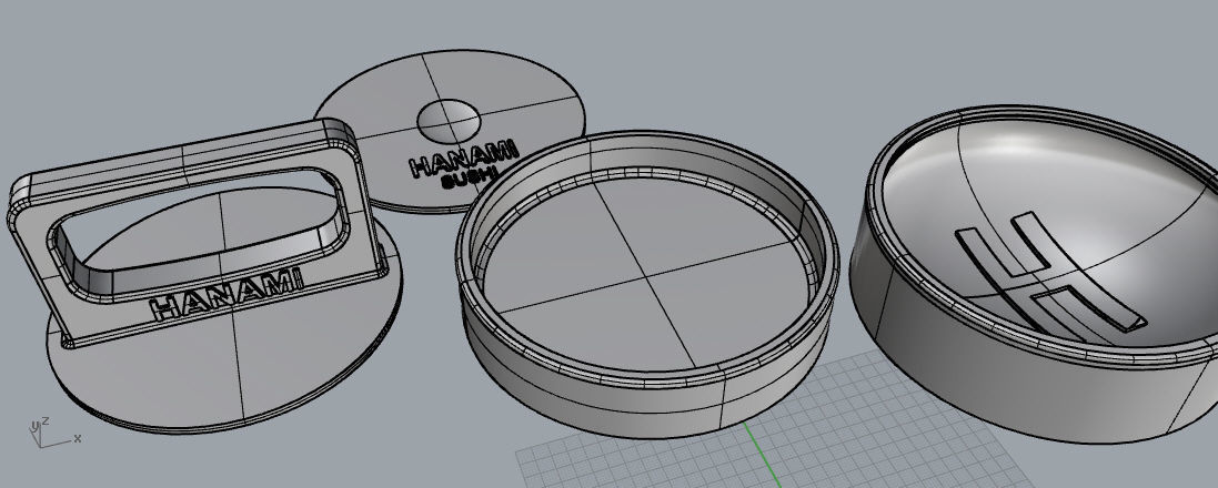 sushiburger bun maker 3D print model_1