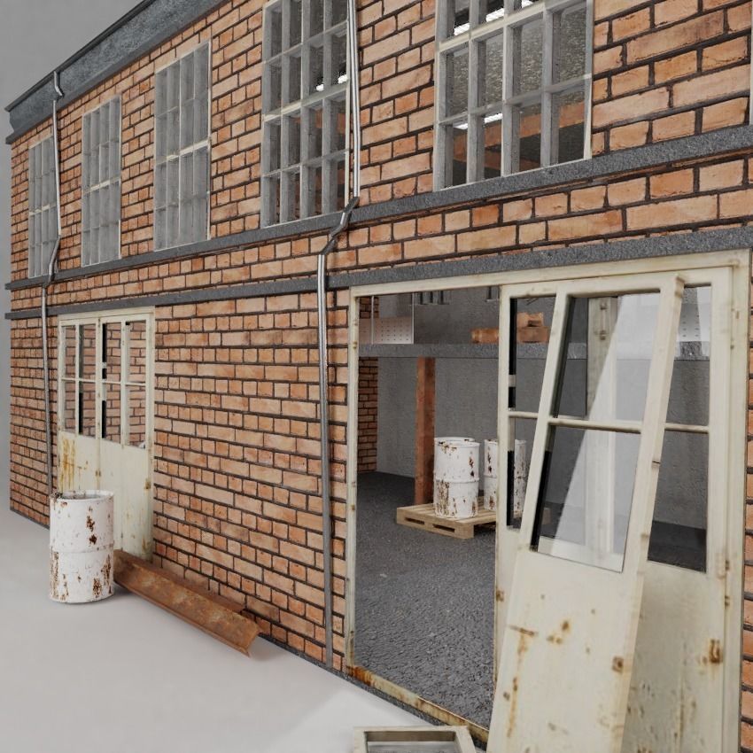 Building factory Fps 3D model_7