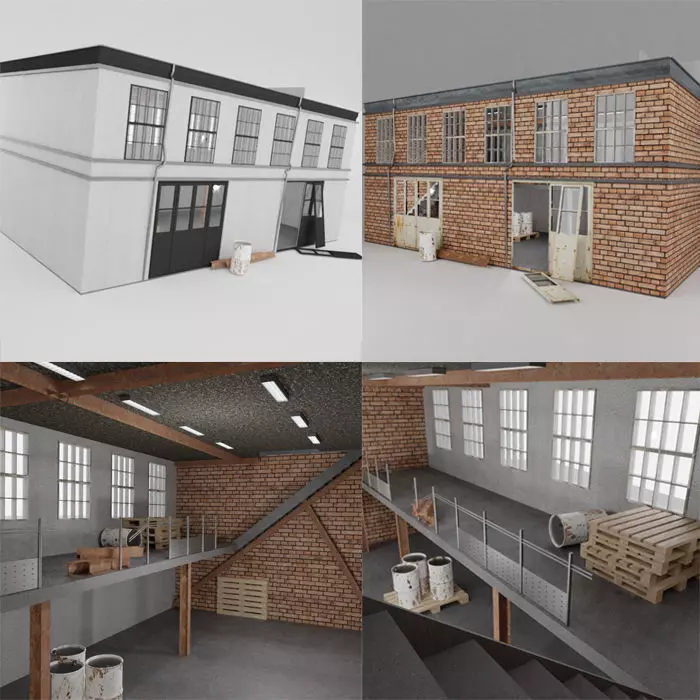 Building factory Fps 3D model_0