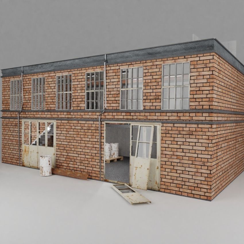 Building factory Fps 3D model_2