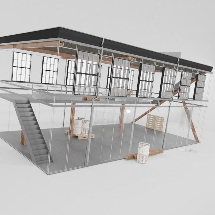 Building factory Fps 3D model_21