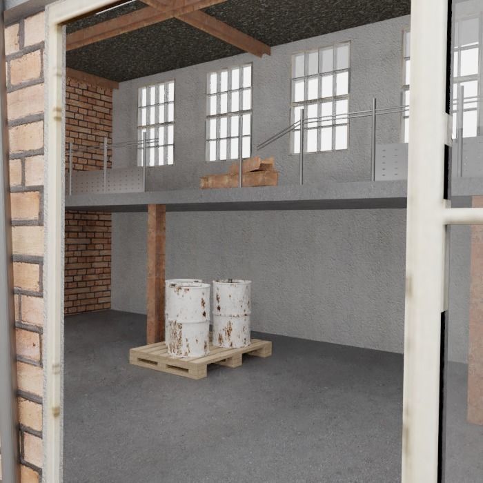 Building factory Fps 3D model_9