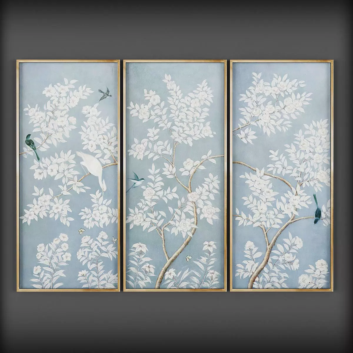 Picture Frames Low-poly 3D model_0